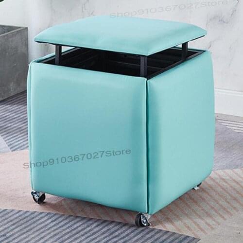 Rubiks Cube Combination Stool Five In One Multifunctional Sofa Side Table Creative Small Apartment Home Coffee Table Stool