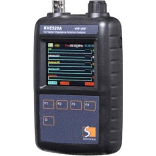 KVE520A VHF UHF HAM vector color graphics impedance antenna analyzer