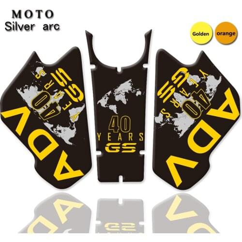 FOR BMW R1250GS R1200GS Adventure Motorcycle Sticker Decals Accessories Fuel Oil Tank Pad Decoration 40th Anniversary