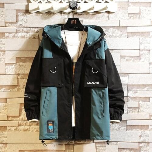 2021 New Trench HIO HOP Streetwear MenS Overcoat Casual Windbreakers Fashion Spring Oversized 6XL 7XL Autumn Jackets Clothes