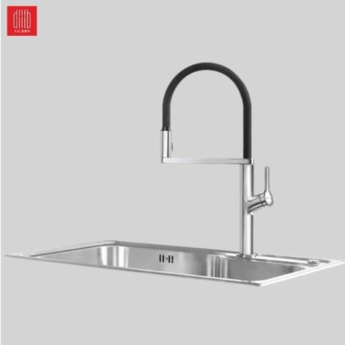 New Youpin Dabai U-Yue Kitchen Intelligent Sensor Switch Faucet 300 Rotating Arm Universal Tube Water Kitchen Stensils