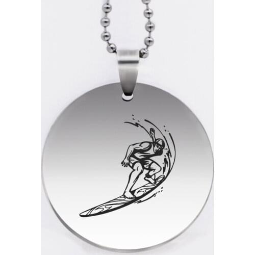 Ufine jewelry dad gift pendant army card dad I pick you as best dad stainless steel customed necklace N4427