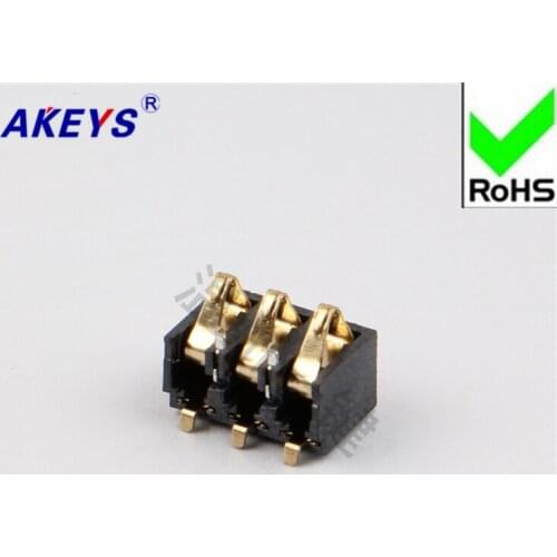 10 pcs Battery seat battery connector Digital Product Connector 3PIN battery seat BC-10-3P-5*8