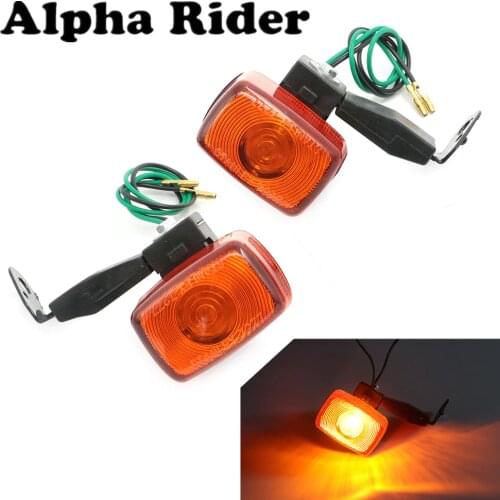 TTR XT KLX XR 250 Motorcycle Turn Signal Light Indicator Left Right For Yamaha TTR250 XT225 Kawasaki KLX250 Honda XR250