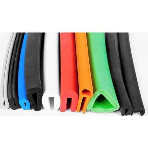 EPDM Rubber Foam Sealing Sponge U Strip Glass Metal Car Wood Panel Board Edge Encloser Shield Square