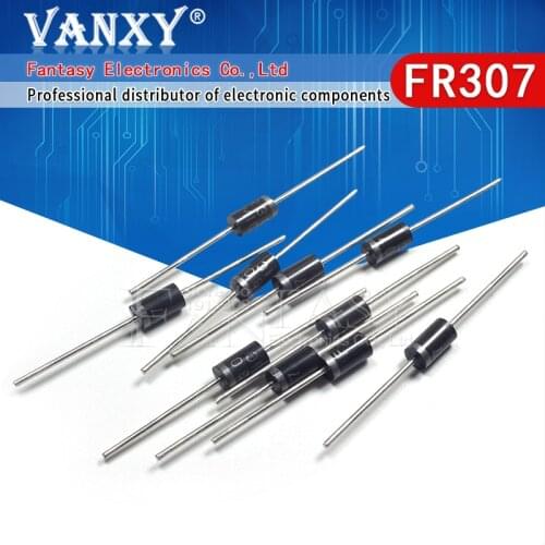20pcs Rectifier Diode 3A 1000V DO-27 FR307