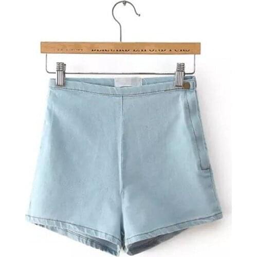 2019 High Waist Denim Shorts for Women Vintage Sexy Brand Shorts Jeans Women Denim Shorts Feminino Slim Hip Plus Size