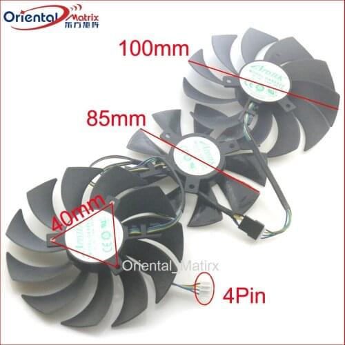 3pcs/lot GAA8S2U GA91S2H 12V For Dataland RX5600XT 5700 5700XT X-Serial Graphics Card Cooling Fan