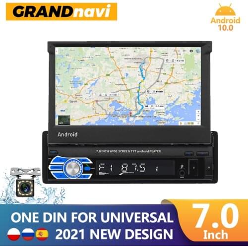 GRANDnavi 1din Android GPS Car Radio Multimedia Video Player Navigation One Din Usb Bluetooth Autoradio 1 Din no dvd 2GB+32GB