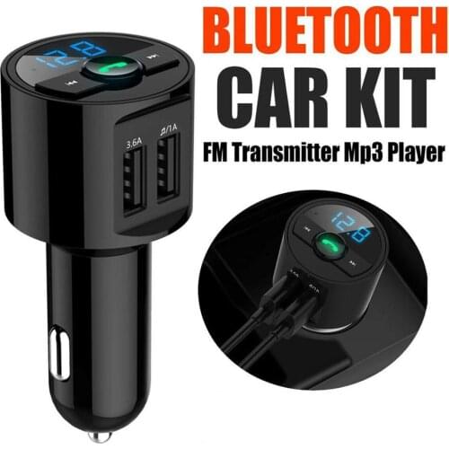 Bluetooth Car USB Charger FM Transmitter Radio Adapter MP3 Player Quick Charge