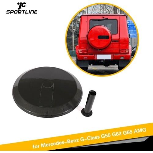 For W463 G Class G500 G65 Carbon Fiber Car Spare Tire Cover for Mercedes Benz G55 G63 BODY KIT 08 - 14