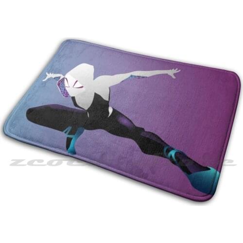 Spider Gwen Mat Doorway Non-Slip Soft Water Uptake Carpet Spider Gwen Spider Woman Ghost Spider Hailee Steinfeld Mcu