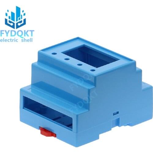 DIN Rail PLC Standard 35 Type Junction Box Switch Button Box Electric Shell Controller 4-02-1 88X72X59MM Chassis Case