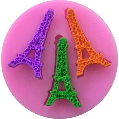 Tower Liquid Silicone Mold Turn Sugar Cake Mold M010