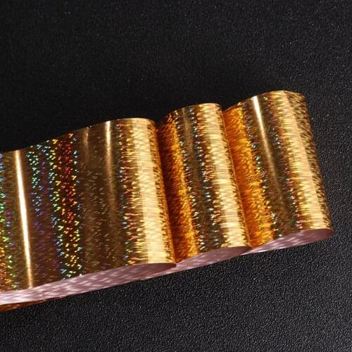 100*4cm Holographic Nail Foil Transfer Foil Sticker Finger Wraps Nail Art DIY Adhesive Manicure Beauty Decals