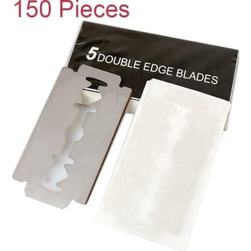 Kinghood Reusable Stainless Steel razor Blades Personal care Double Edge Shaving Razor Blades For Barber