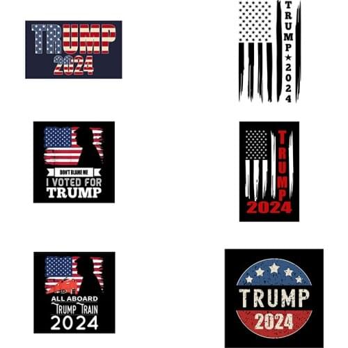 Customize Trump 2024 Car Stickers Window Wall Door Motorcycle Car Decals and Stickers For Car Styling Auto Accessories 25*15cm