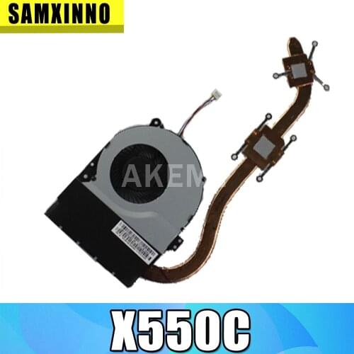 NEw For Asus X552C X552V X550C X550CC X550CL X550VB Y581C X550V X550V A550V K550V A550C K550C CPU Cooling Fan Heatsink Radiator