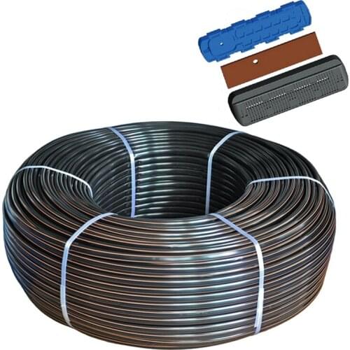 Wholesale 500m/Roll 16mm*0.8mm PC Dripline Agricultural Micro Irrigation Pressure Compensation Drip Pipe Irrigation Hose