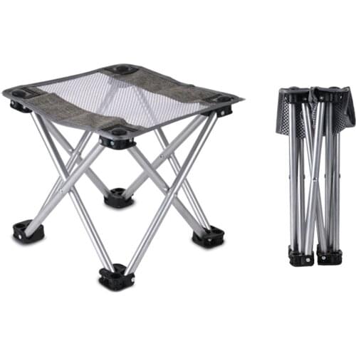 Portable Outdoor Ultralight Folding Stool Chair Camping Chair Load-bearing 150kg Oxford Waterproof Seat for Fishing Picnic BBQ