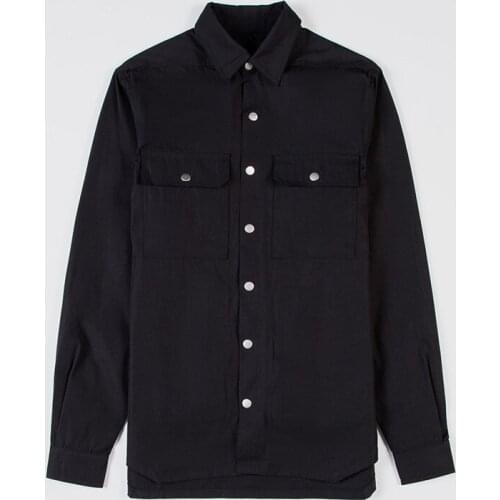 American Famous Brand RO 2020ss New Pure Colour Casual Shirts Mens Shirts Mens Clothing Womens Shirts Hawaiian Shirt