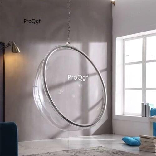 Prodgf 1 Set Color Choice Hanging Style Bubble Chair(if need cushion add 20usd, this price no cushion)