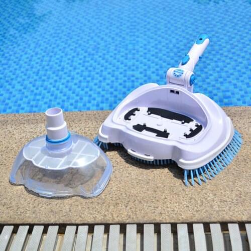 Pool and Spa Vacuum Head Transparent Manual Suction Machine Cleaning and Maintenance Tools