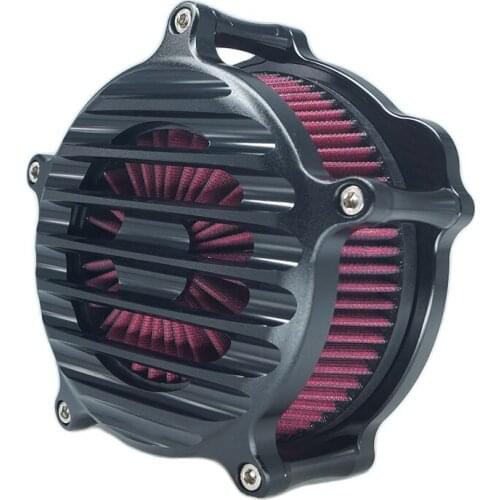 Air Filter CNC Cut Aluminum Fence Style Cleaner Intake System Kit for Harley Sportster Iron 883 XL883 XL1200 48 72 1991-2021