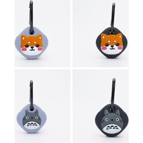 For Samsung Galaxy SmartTag Protection Cases Cartoon dog Anti-lost Silicone Case for Galaxy Smart Tag Locator Tracker Cover