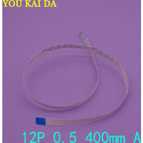1-100pcs New 12pin AWM 20624 80C 60V VW-1 FFC FPC flat flexible cable 0.5mm pitch 12 pin Length 400mm Forward Flex cable Type A