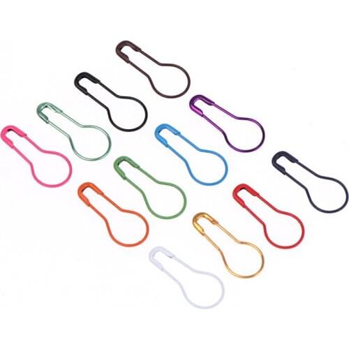 100pcs/lot Gourd Pin Knitting Crochet Locking Stitch Marker Hangtag Safety Pins Needle Clip Crafts Accessory DIY Sewing Tools