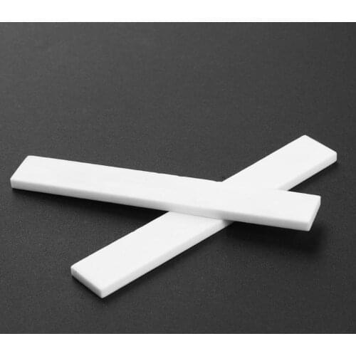 2pcs Buffalo Bone Electric Guitar Bridge Saddle Blank Wood Bass For Classical Acoustic Guitar Pillows Blank Accessories