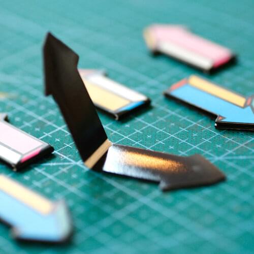 2pcs New Bookmark Magnetic Creative Pin Marker Tool Bookmarks Magnet Bookmark Paper Clip Decorative Mark Sticker Notes