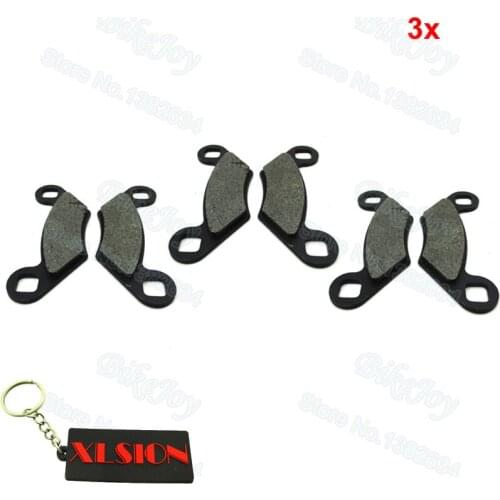 3sets/pack Front & Rear Brake Pads For Polaris Sportsman 550 850 XP EPS X2 2009-2014