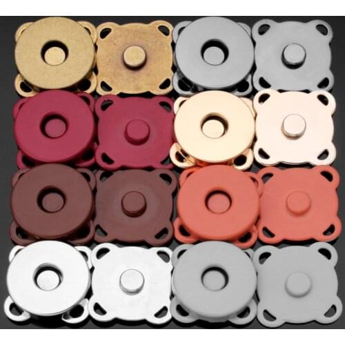 5Pcs 11-19mm Magnet concealed buckle high-end invisible bag luggage clothes mother-and-child buckle strong magnetic button C158