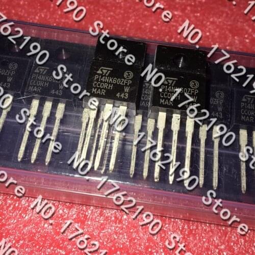 50PCS/LOT STP14NK60ZFP P14NK60ZFP TO-220F FET