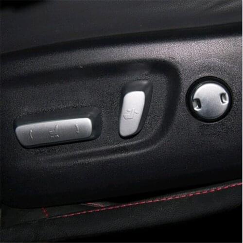 Bbincar ABS chrome Seat adjustment switch button knob cap accessories moulding trim For Lexus NX 2015 2016