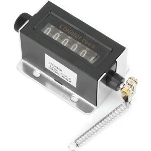 D94-S 6 Digit Mechanical Counter Resettable Mechanical Pulling Counter 0-999999 pull type