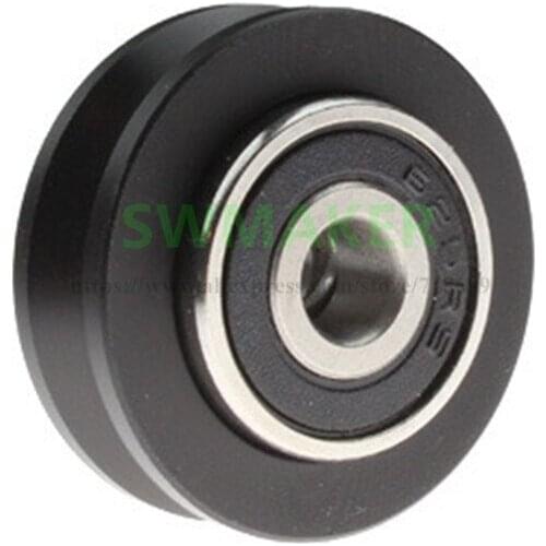 10pcs Dual Bearing V-Wheel Kit double bearing Delrin V wheel 5mm bore Reprap 3D printer CNC part