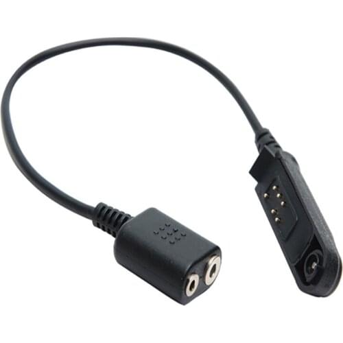 Walkie Talkie Headset Adapter Cable For Baofeng UV-9R Plus UV-XR to 2 Pin Suitable for UV-5R UV-82 UV-S9 Speaker Mic