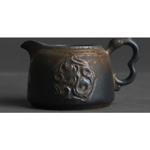 LUWU ceramic tea infusers dragon tea pitchers chinese kung fu tea accessories