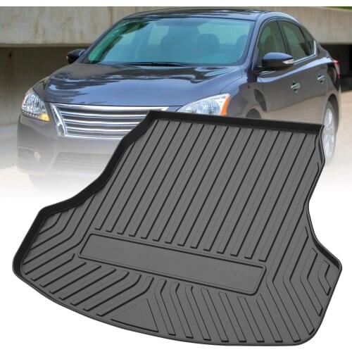 TPE Trunk Mat For Nissan Sentra Altima Rogue Kicks Murano Altima 2008-2019 2020 2021 Custom Rubber 3D Cargo Liner Accessories
