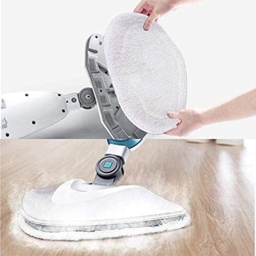 Steam Mop Pad Microfiber Mop Pad High Water Absorption No Hair Loss Wet/Dry Use High Steam Mop Pad for Polti Mop