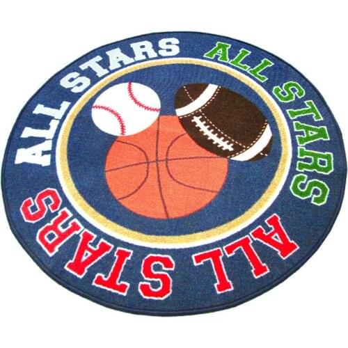 Creative Round Rugs Living Room Doormat Cartoon Carpets Door Floor Mat for Bedroom Carpet Kids Room