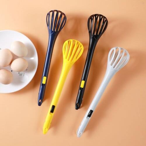 Wonderlife Kitchen Tongs Nylon Egg Whisk 11.2in Beater Whisker Food Tongs Salad Mixer For Cooking Mixing Barbecue