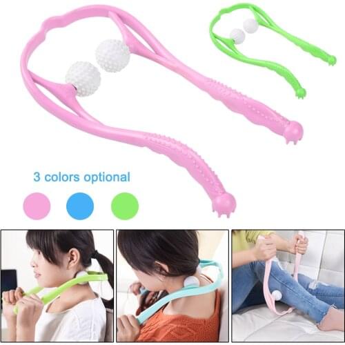 Plastic Pressure Point Therapy Neck Massager Shoulder Dual Trigger Massage Health99