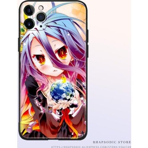 No Game No Life Shiro Anime Soft Silicone TPU Phone Case Cover Shell For IPhone SE 6 6s 7 8 Plus X XR XS 11 12 Mini Pro Max