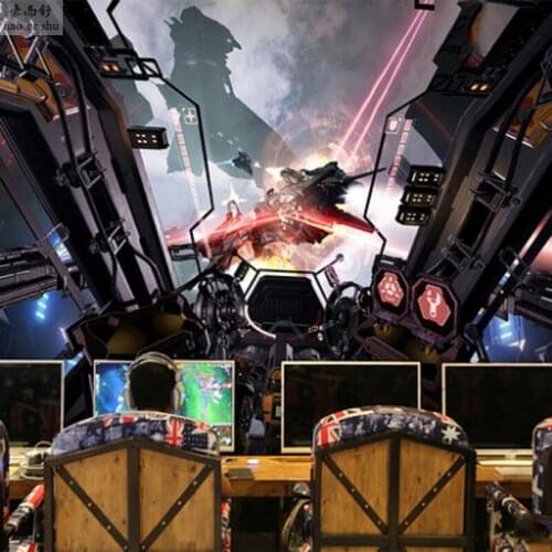 Custom size 3D future science fiction technology wallpaper mural planet decoration living room bedroom childrens room