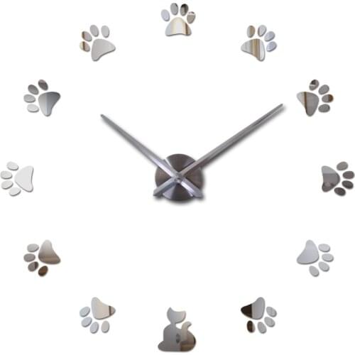 New wall clock reloj de pared quartz watch europe horloge home living room 3d acrylic mirror vintage clocks