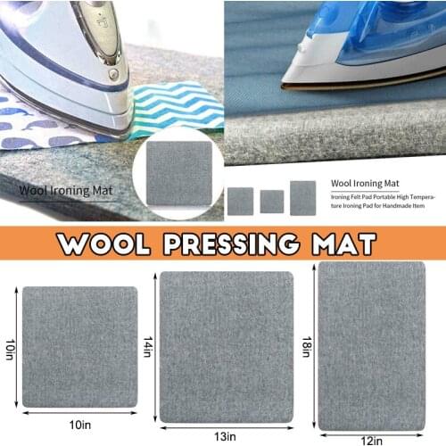 12X18in wool felt iron plate portable iron pad hand sewing tool household access control pressure pad wool pressure pad iron pad